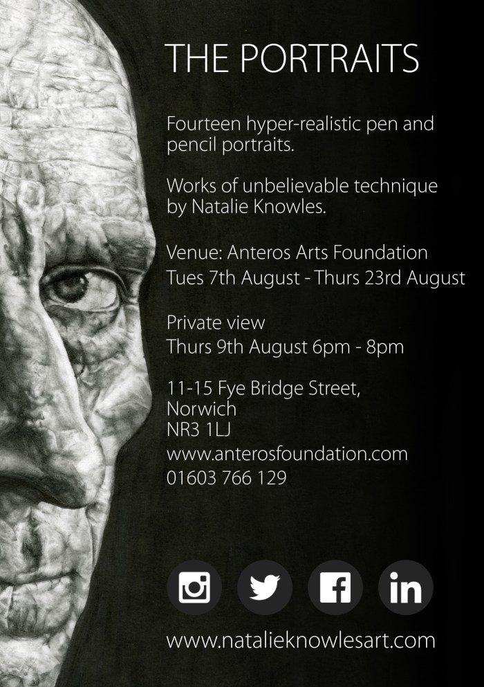 EXHIBITION The Portraits by Natalie Knowles | 2018 © Natalie Knowles Art