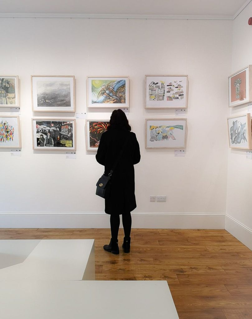 The CIA exhibition at Sixteen Gallery, Cheltenham, opening of the show