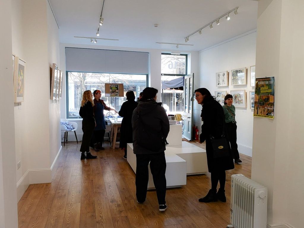 The CIA exhibition at Sixteen Gallery, Cheltenham, opening of the show